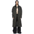 JULIUS 917COM4 Dark Khaki / Volcano Long Coat